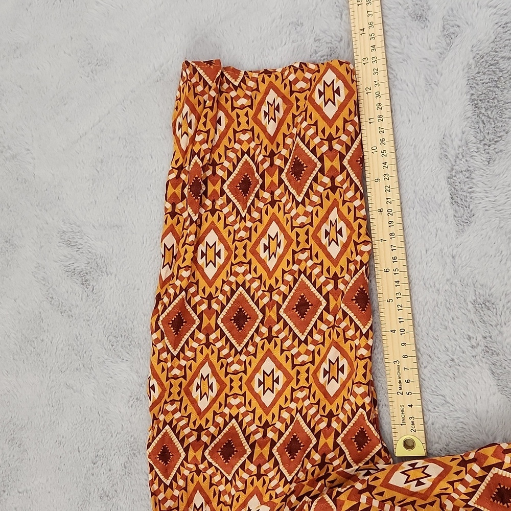 LAST QUEEN paris long sleeve dress abstract browns - Picture 11 of 14